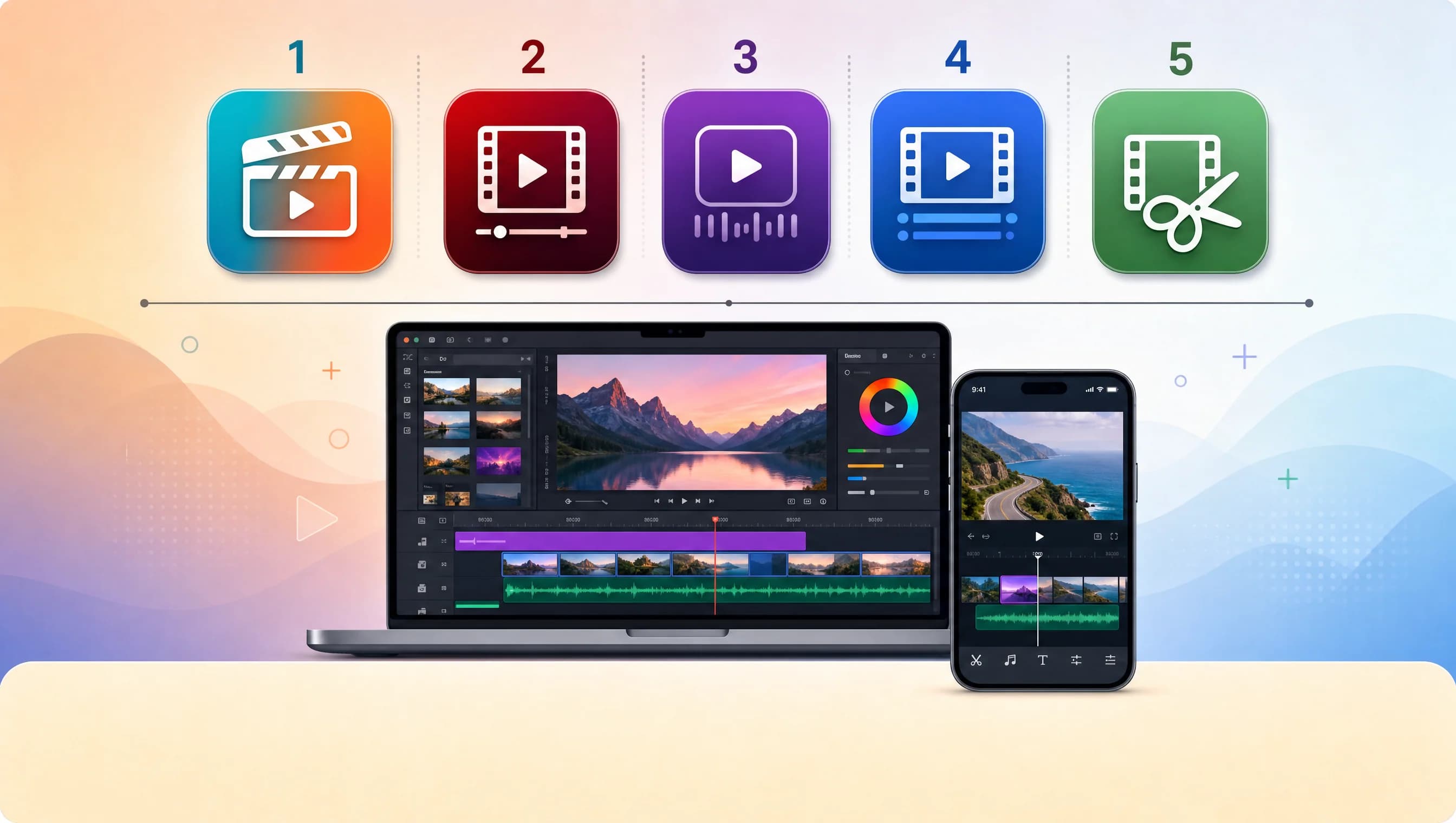 Phần mềm chỉnh sửa video tốt nhất 2026: top 5 app cho điện thoại + PC (bảng giá chi tiết)