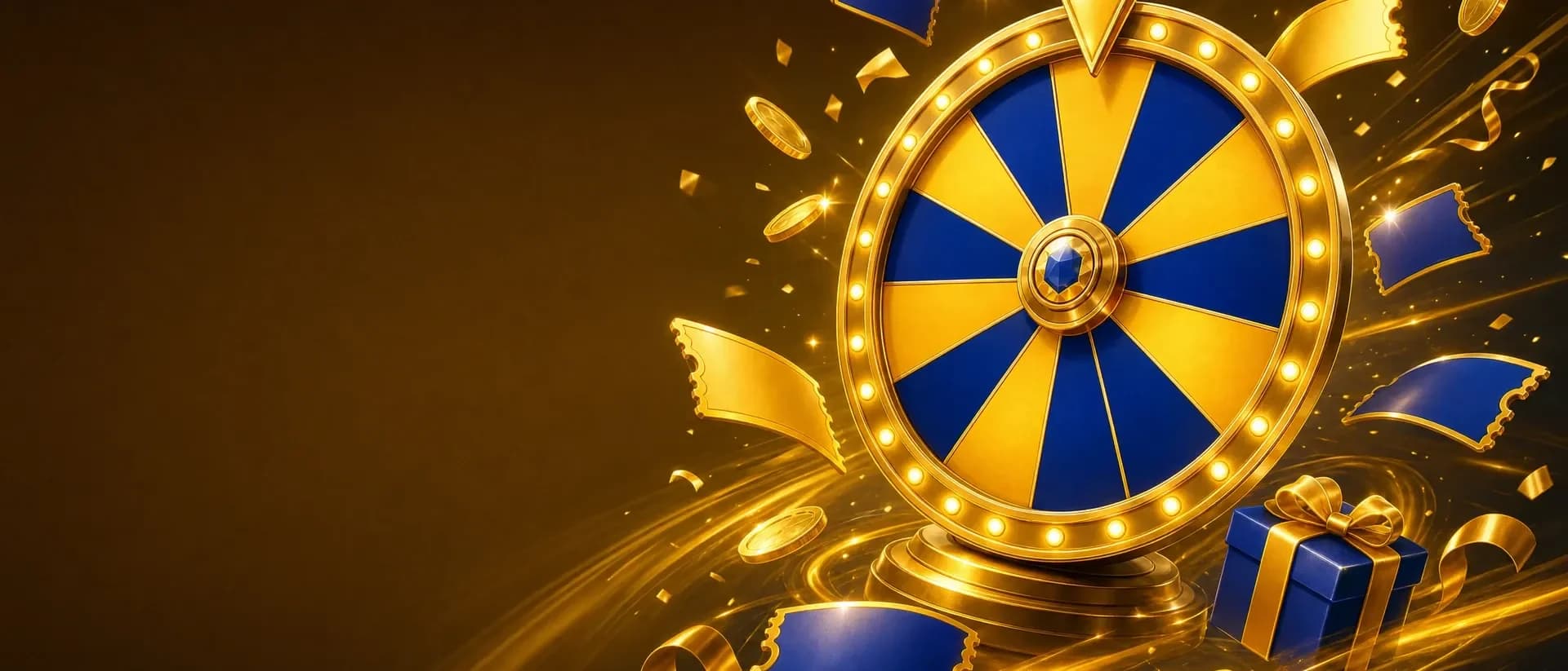 Banner Vòng quay may mắn — Dynamic burst (năng động)