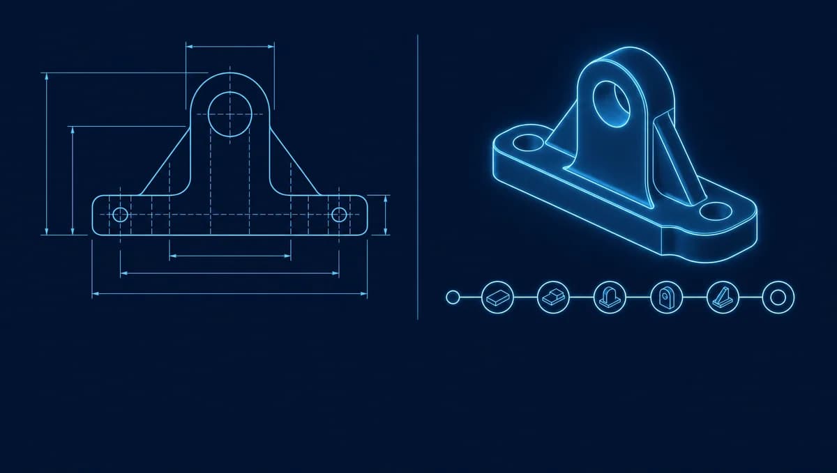 So sánh AutoCAD và Fusion 360: bản vẽ 2D kỹ thuật và mô hình 3D tham số cơ khí