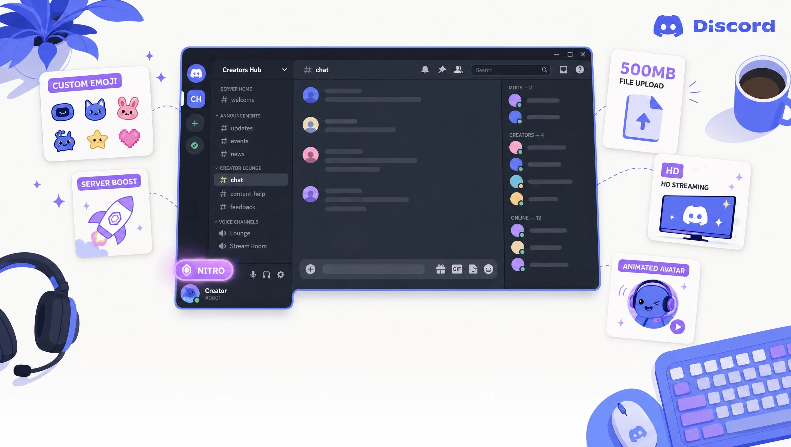 Discord Nitro 1,05 triệu có đáng nâng cấp 2026: tính năng, cộng đồng, server boost