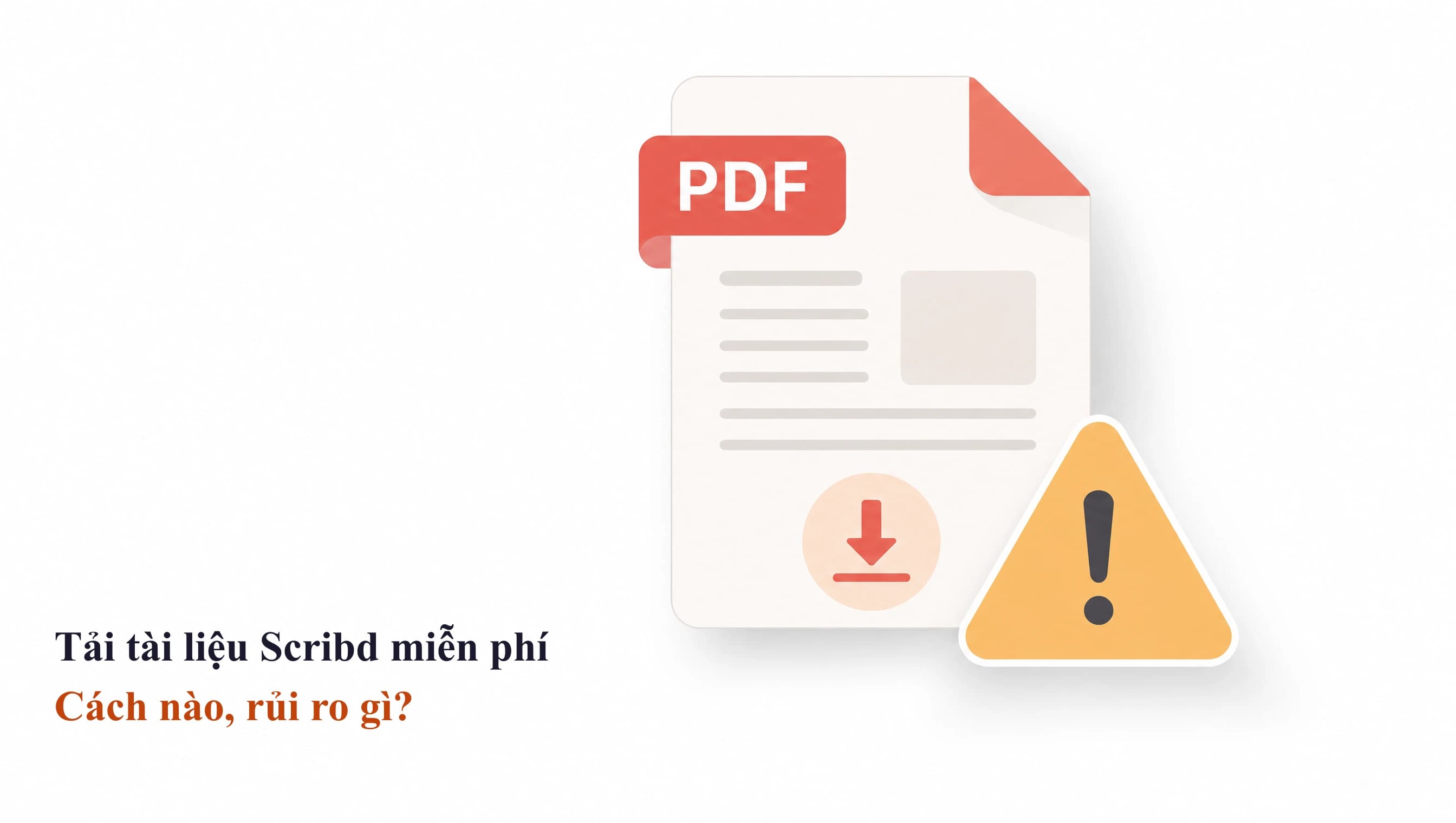 Tải tài liệu Scribd miễn phí, cách nào và rủi ro gì