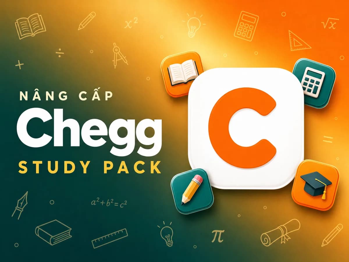 Nâng cấp Chegg Study Pack