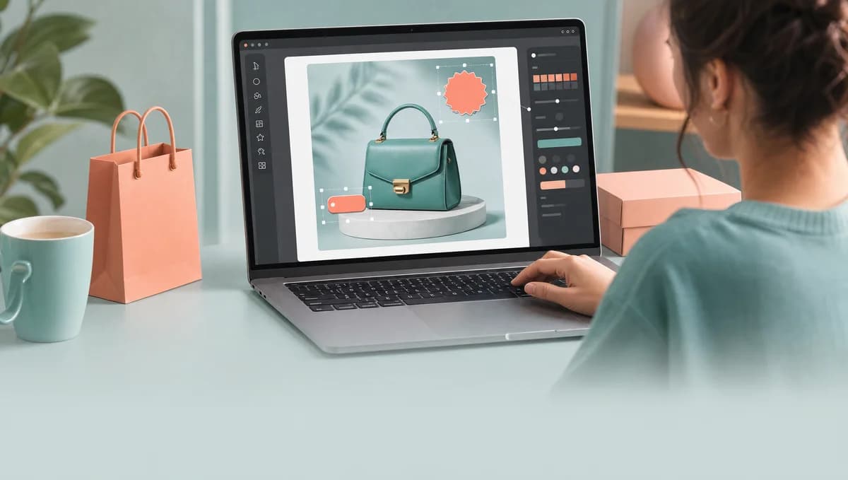 Dùng Canva thiết kế ảnh sản phẩm bán hàng online cho chủ shop