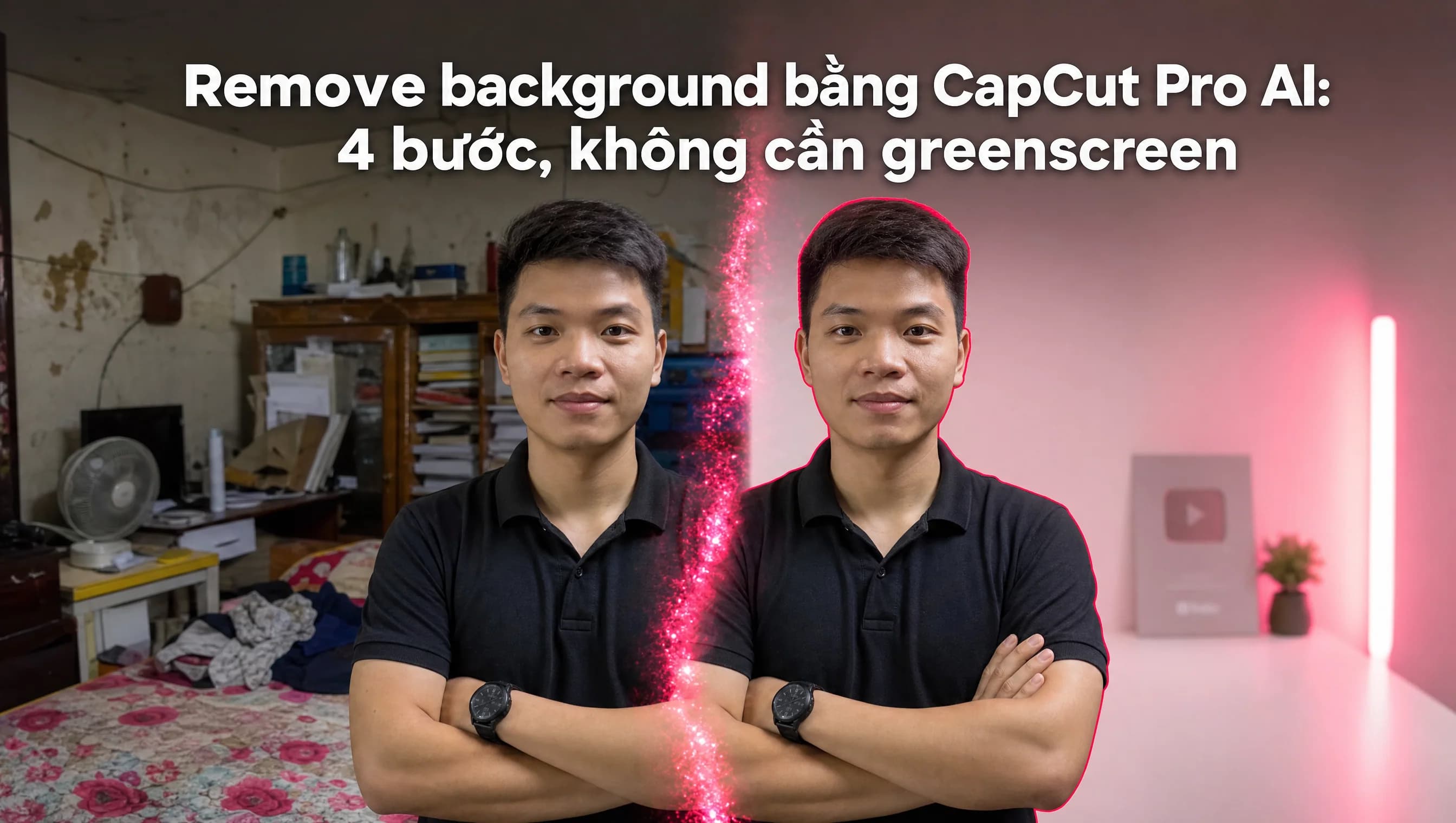Cách remove background bằng CapCut Pro AI không cần greenscreen 2026