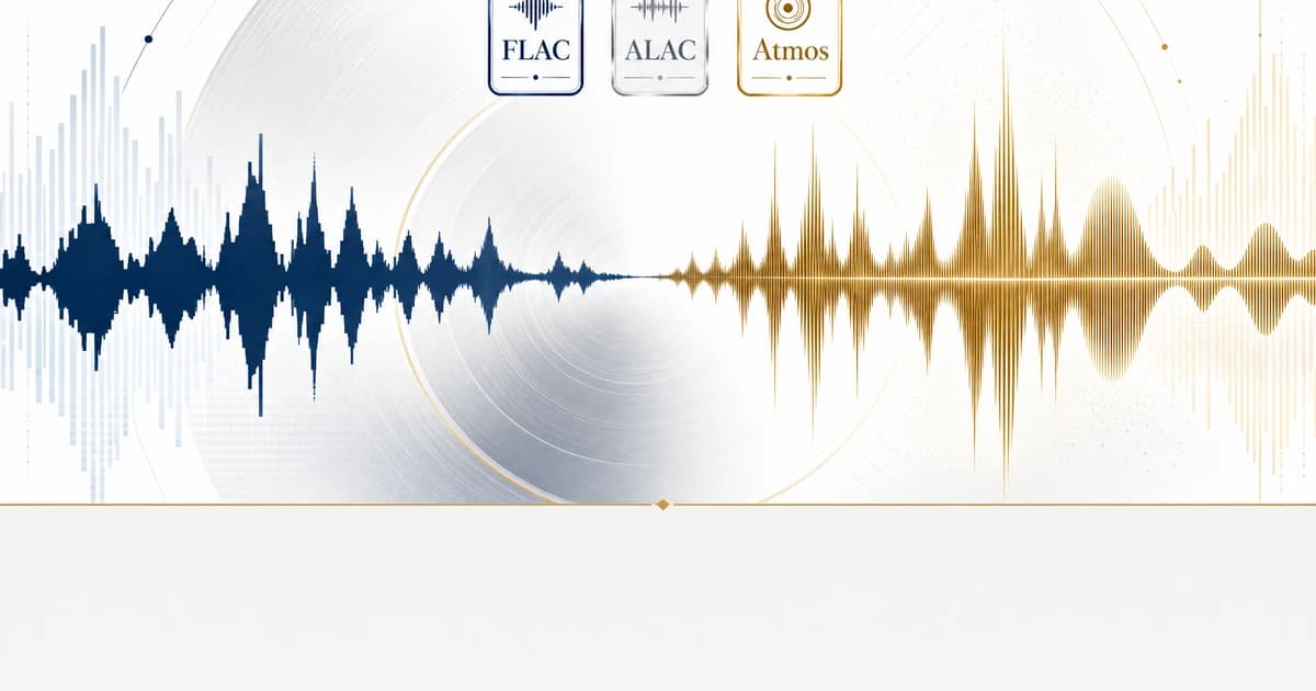 Nhạc lossless là gì, Hi-Res, FLAC, MQA, Dolby Atmos giải thích cho người Việt năm 2026