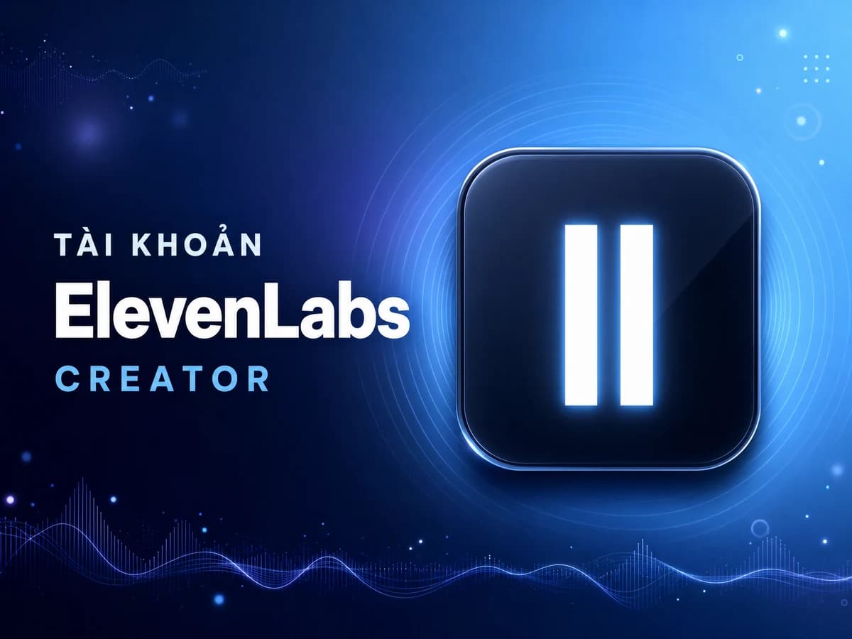 Tài khoản ElevenLabs Creator